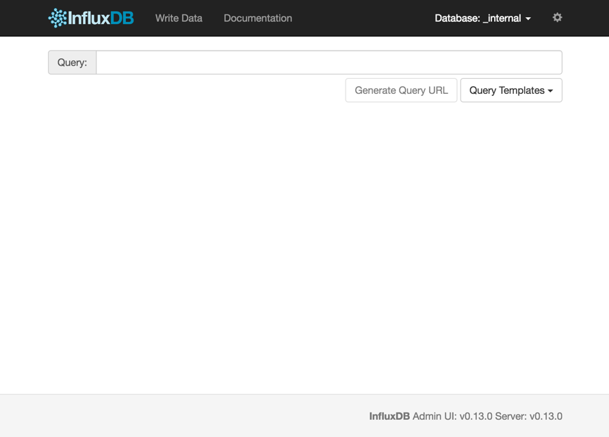 influxdb管理界面